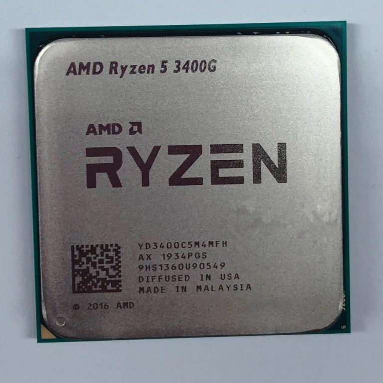 New AMD Ryzen 5 3400G R5 3400G 3.7GHz Quad-Core Eight-Wire 65W CPU ...